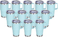 20 oz Stainless Steel Tumbler with Handle Mint Green 12 Pack