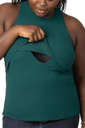 Kindred Bravely Ribbed Racerback Nursing Tank Top - Easy Nursing