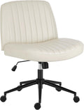 Criss Cross Legged Chair with Wheels - Wide, Adjustable Comfort