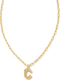 Crystal Letter Short Pendant Necklace - Personalized CZ Initial ones