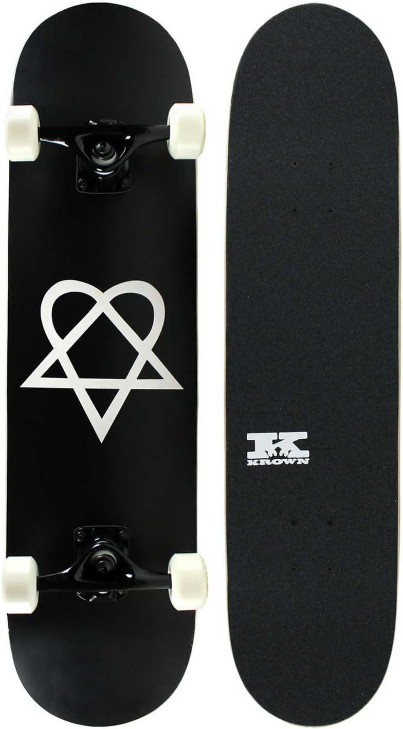 KPC Complete Skateboard - Pro Quality Maple Deck for Beginners