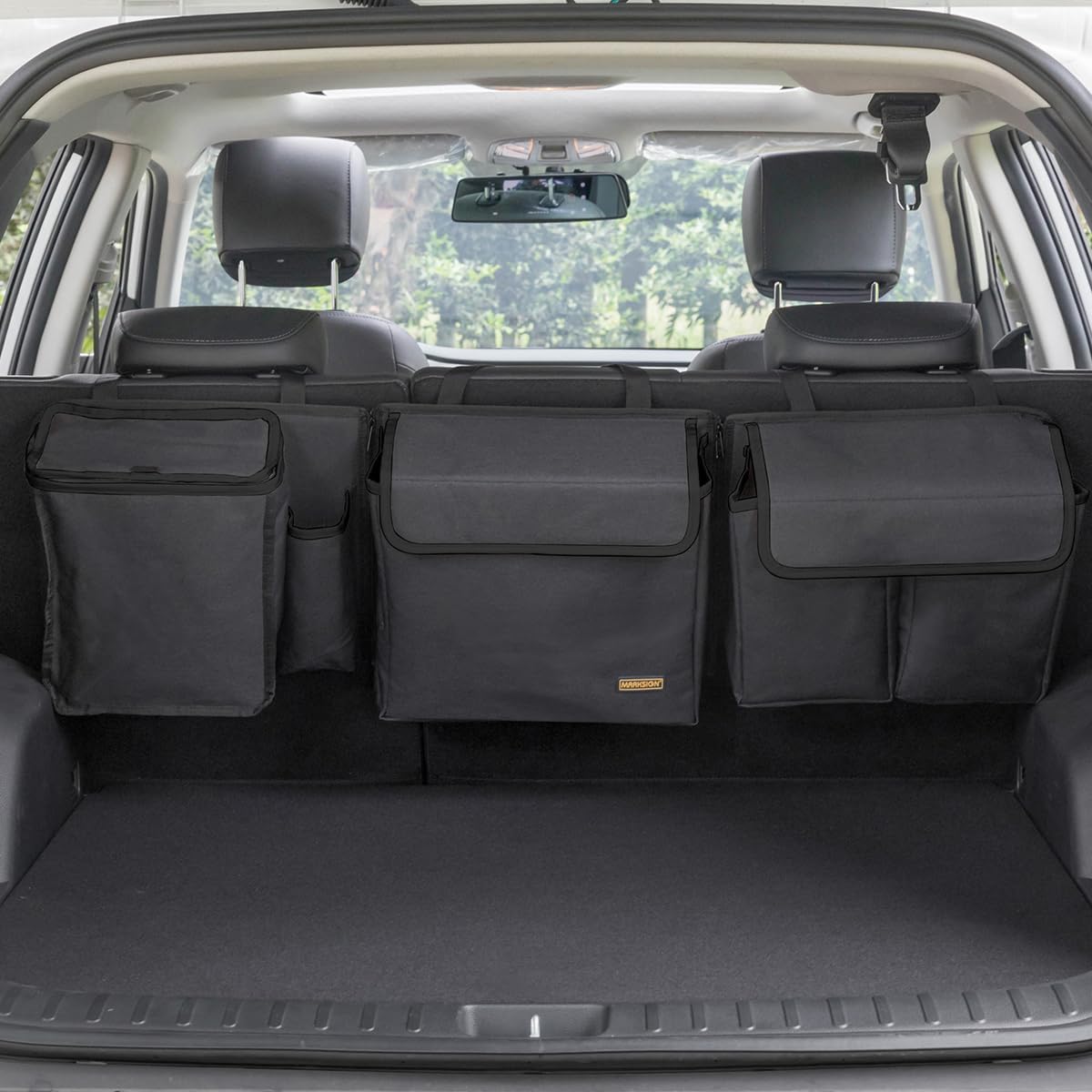 Deluxe Trunk and Backseat Organizer for SUVs & RVs with Cooler