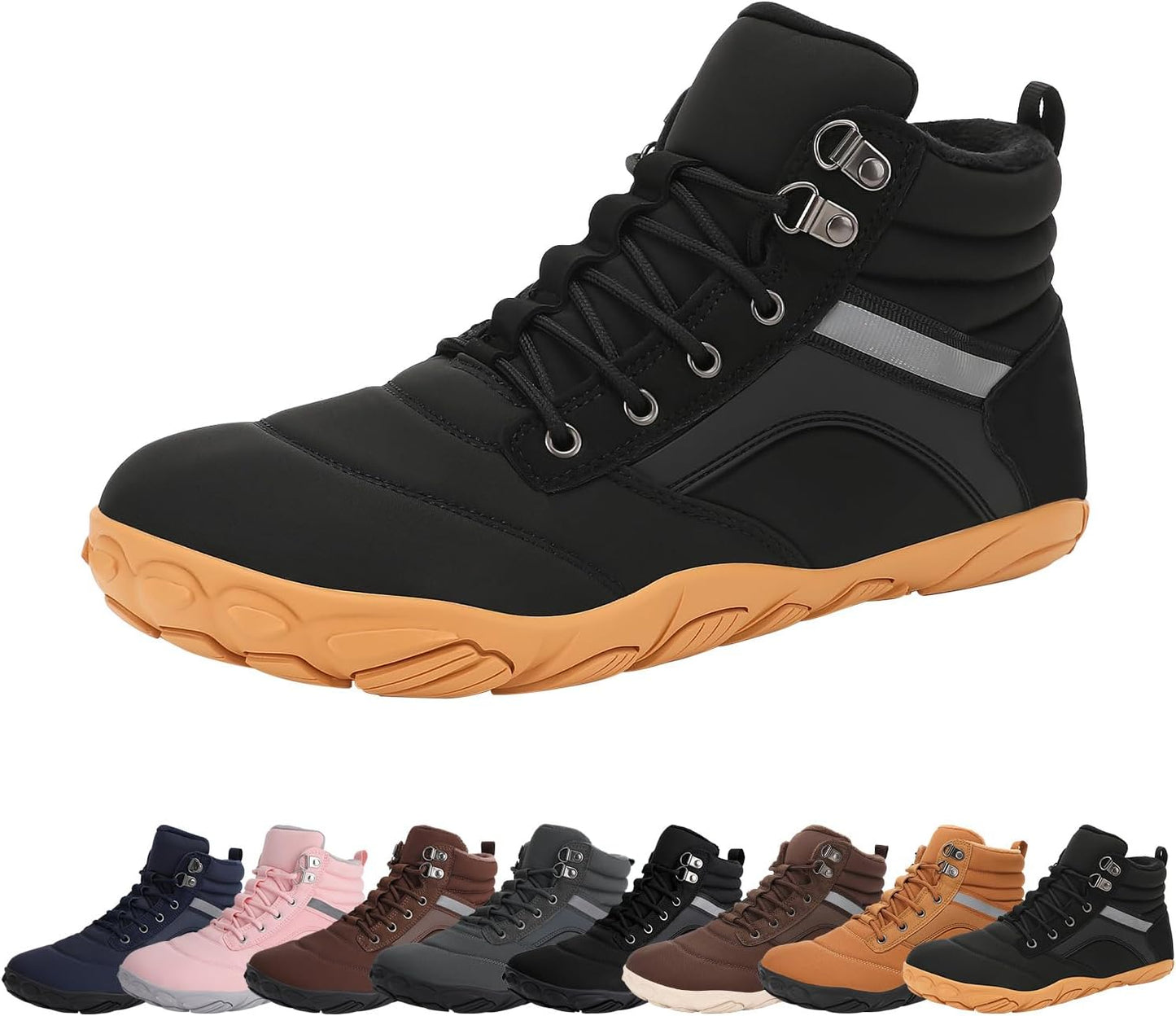 Womens Mens Winter Barefoot Boots for Comfort and Warmth