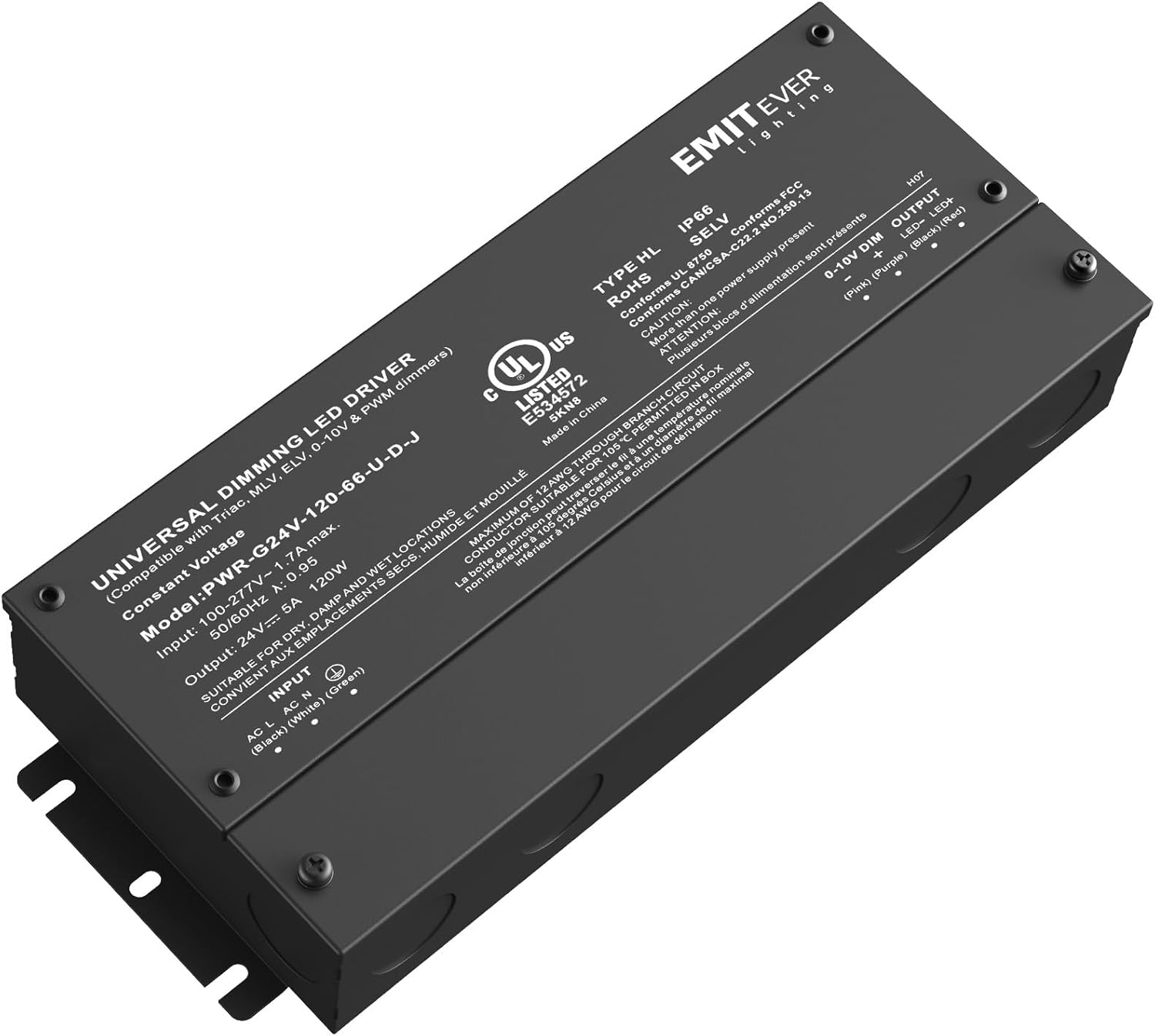 Dimmable LED Driver 120W for Versatile Lighting Solutions