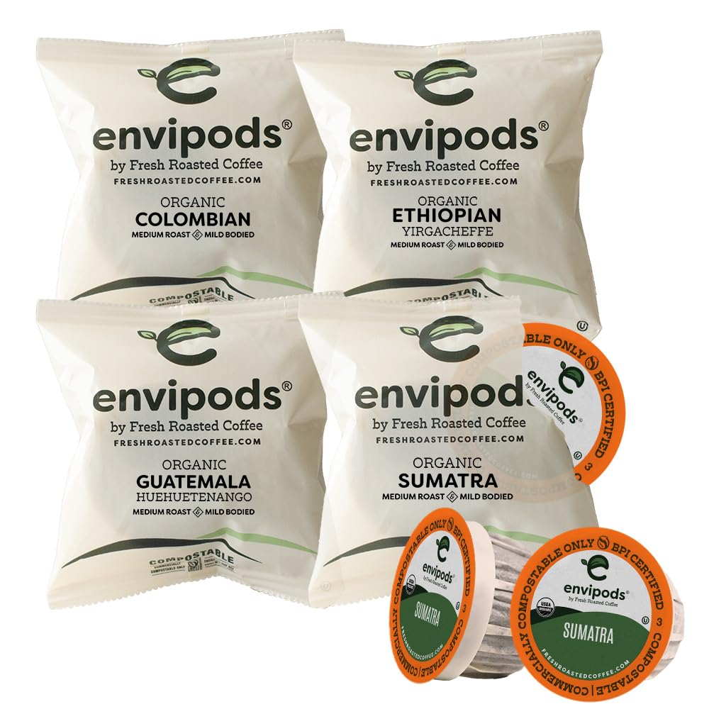 Organic envipods Variety Pack, Fair Trade, 36 ct