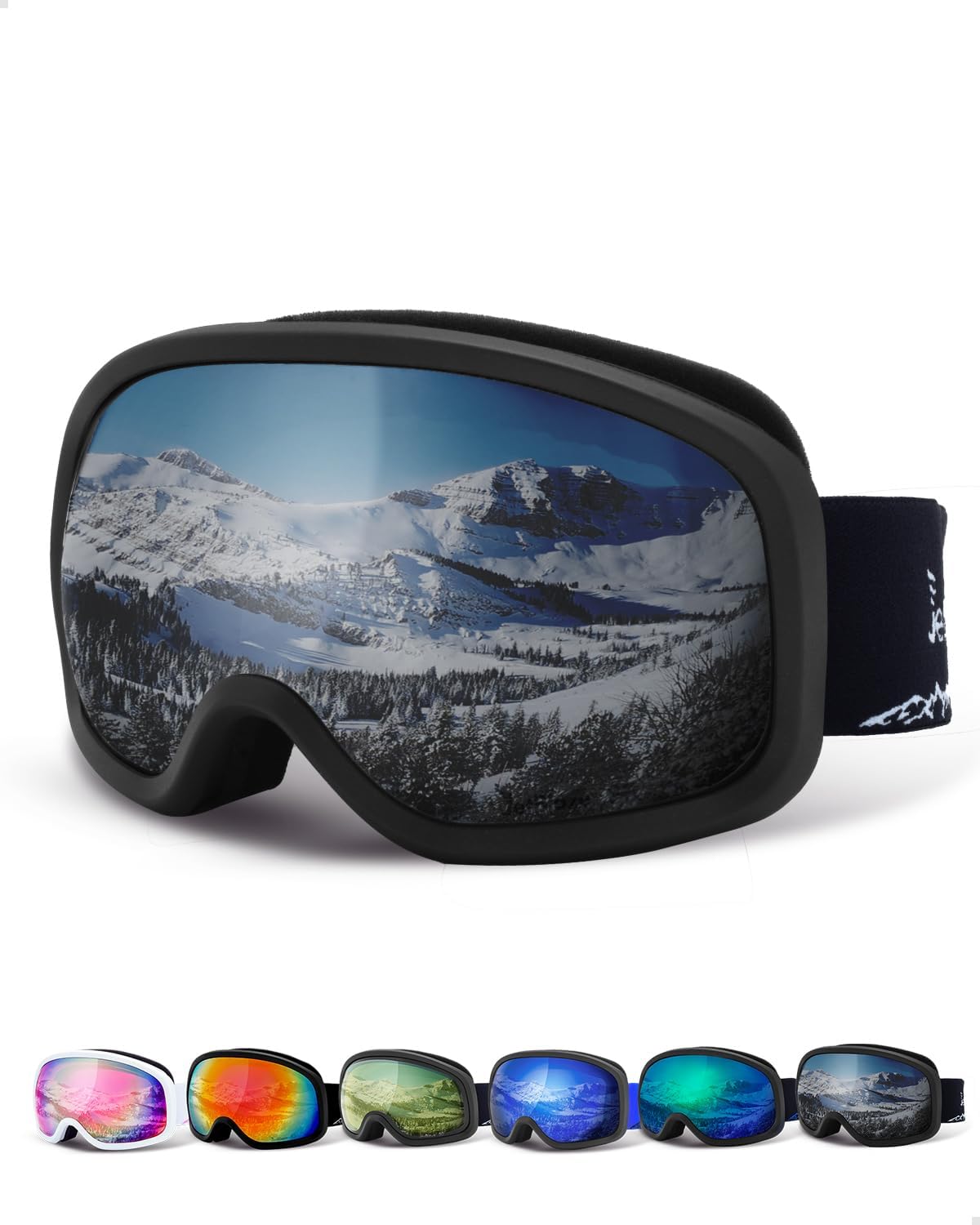 Anti-Fog OTG Ski Goggles by JetBlaze
