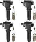 Ignition Coil Pack UF670 and Iridium Spark Plugs LTR6BHX - Vehicle Fit