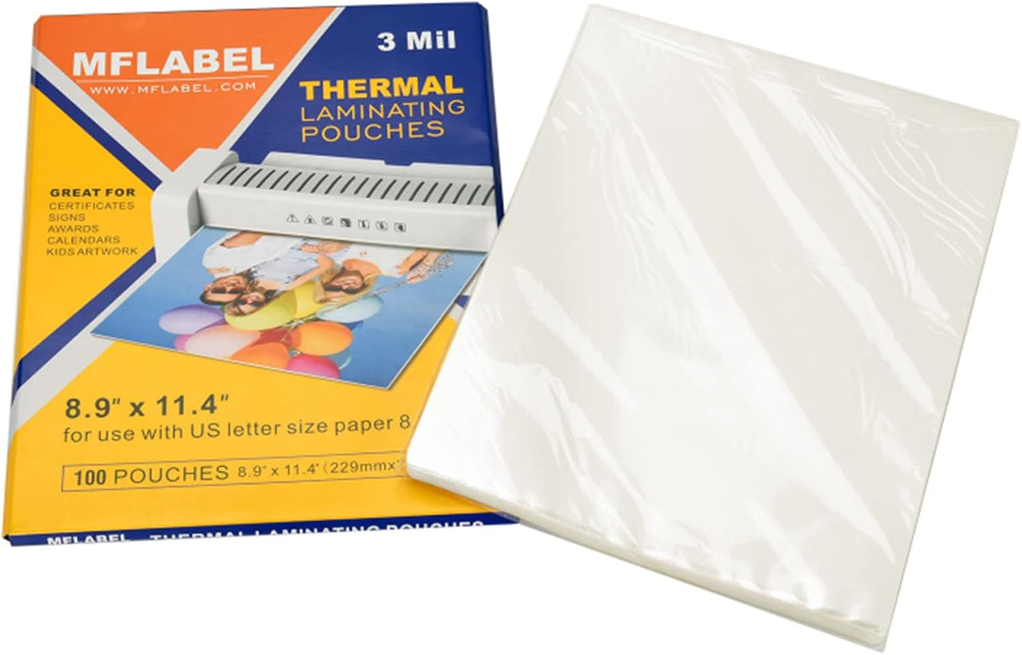 MFLABEL Thermal Laminating Pouches for Photos and Documents