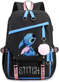 Fashion Trend Backpack Anime Cosplay Laptop Backpack With USB and Cute