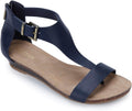 Womens Great Gal T-Strap Wedge Sandal - Comfortable All-Day Wedge