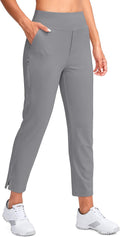 YYV Women's Golf Pants Stretch Work Ankle Pants - High Waist Comfort