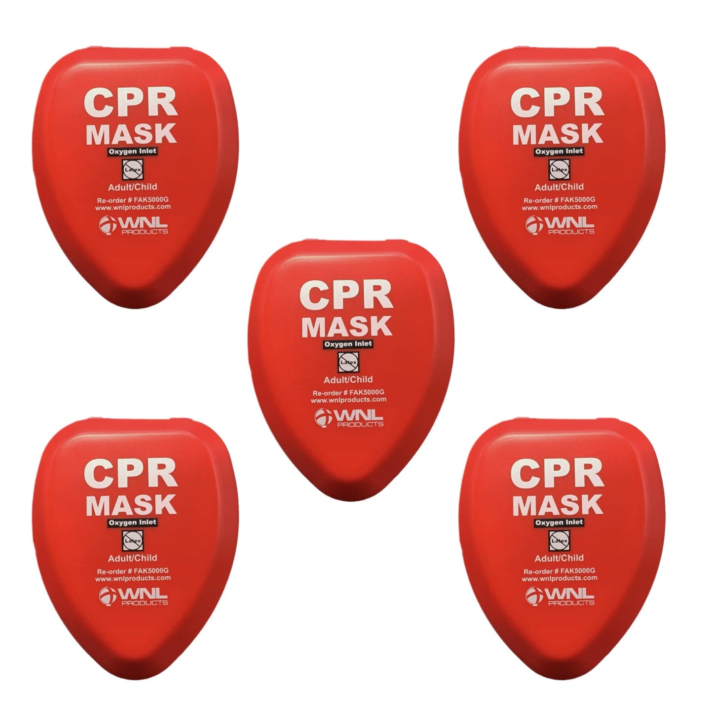 WNL Products CPR Rescue Mask Kit for Adults and Children