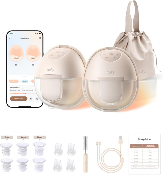 eufy Security Heated Breast Pump S1: Hands-Free, Smart & Quiet
