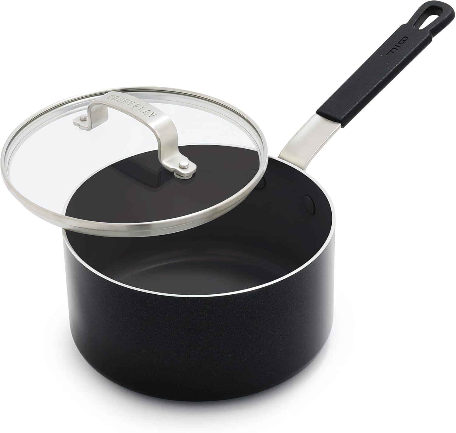 GreenPan x Bobby Flay 2.5QT Nonstick Saucepan with Glass Lid