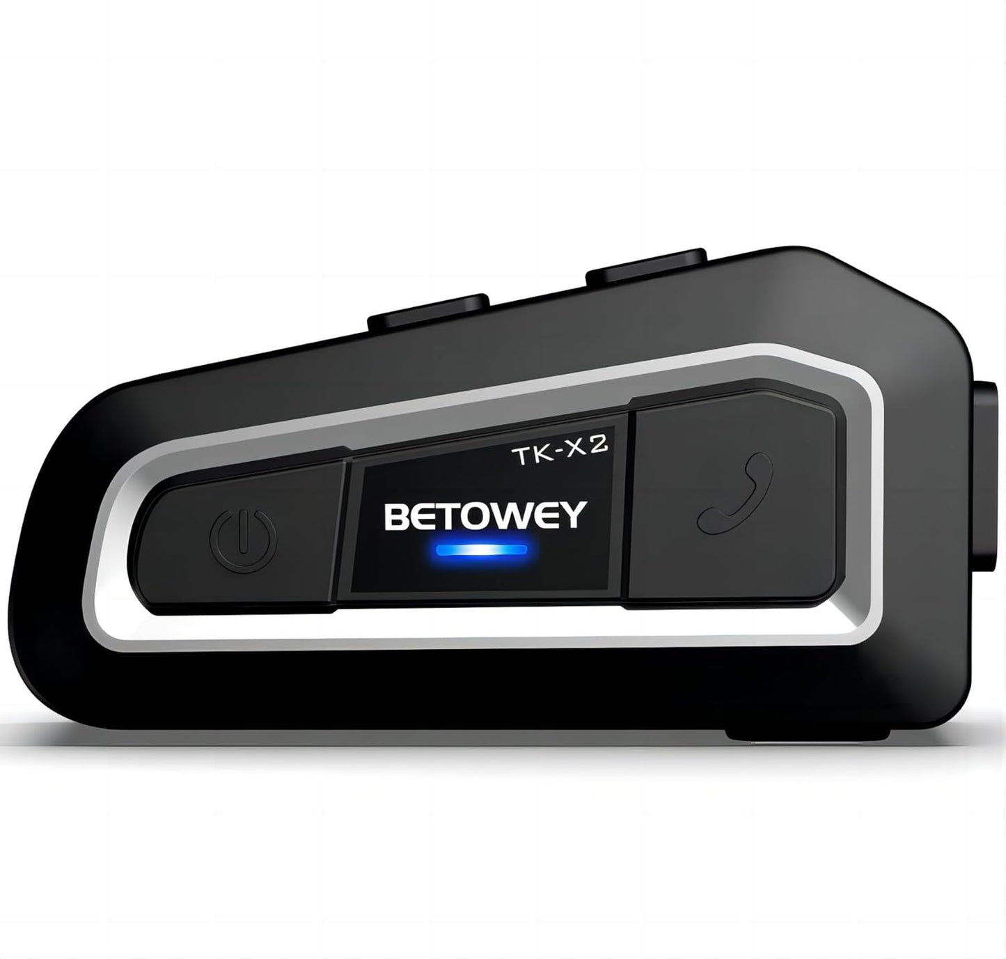 BETOWEY Motorcycle Bluetooth Headset with Intercom & FM Radio