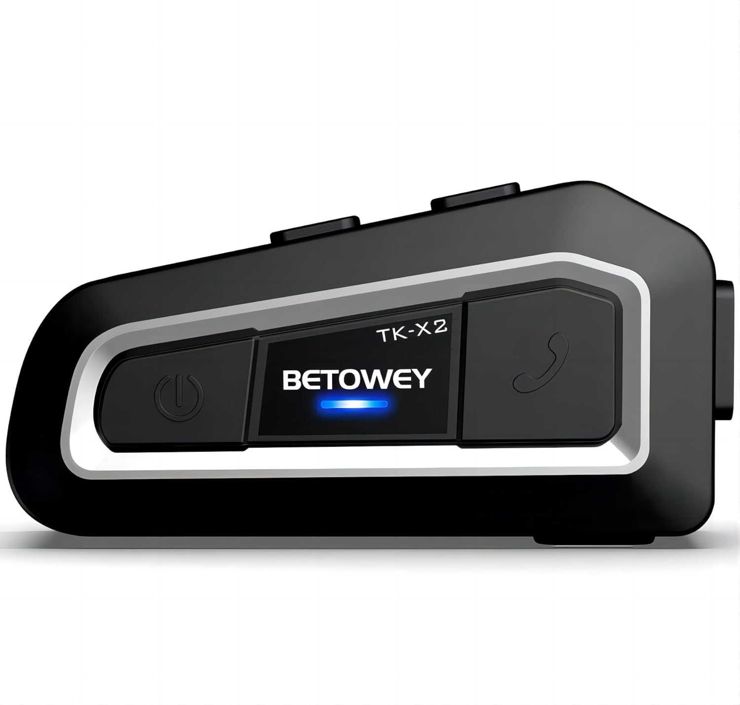 BETOWEY Motorcycle Bluetooth Headset with Intercom & FM Radio