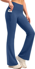 Fleece Lined Flare Leggings Women - Warm Water Resistant (Style 9Y87)