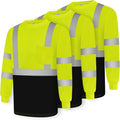 Safety High Visibility Shirts - Men's Class 3 Reflective Work Shirts