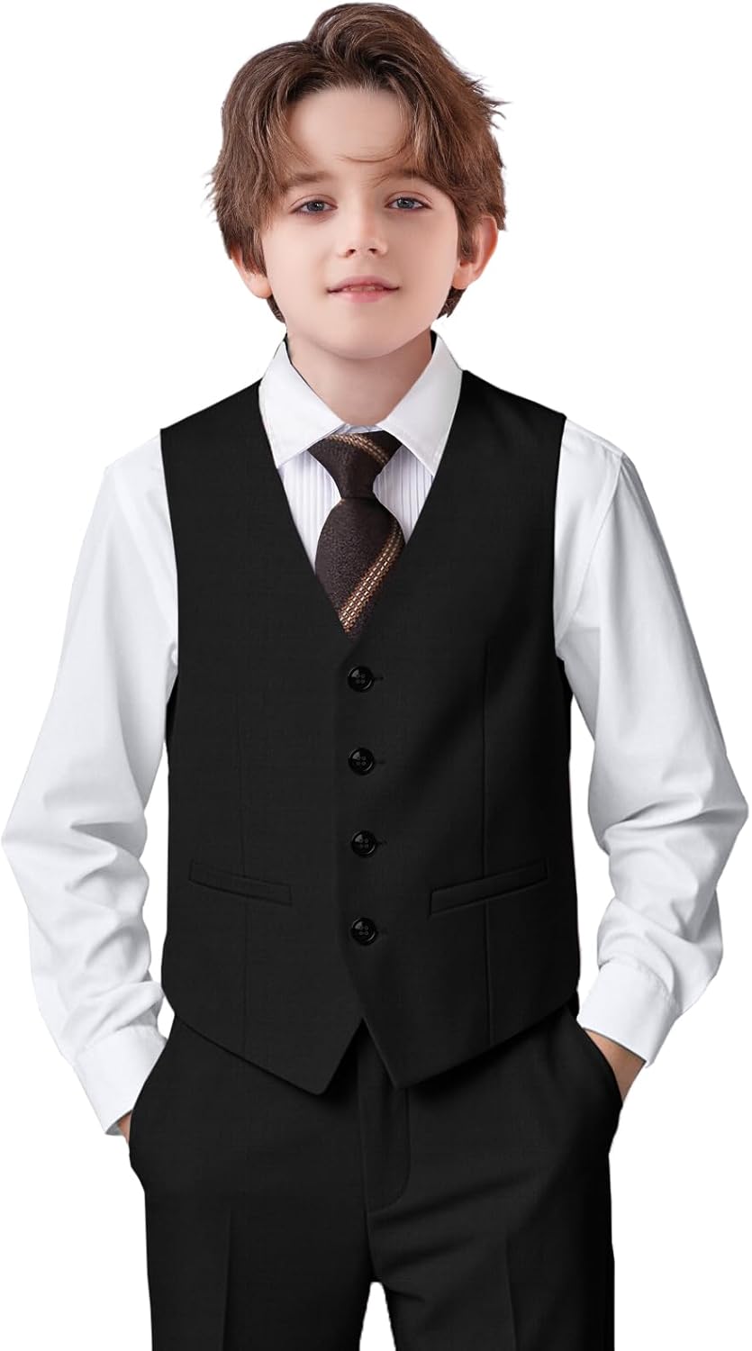 Boys Suit Formal Slim Fit Kids Suit for Weddings and Events