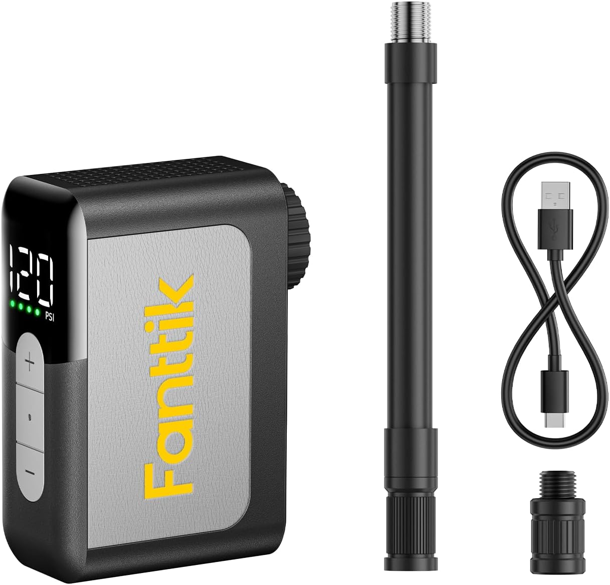 Fanttik X10 Ace Mini Tiny Bicycle Pump with Gauge for Fast Inflation