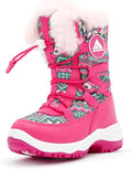Nova Mountain Boys Girls Little Kids Winter Snow Boots - Lightweight