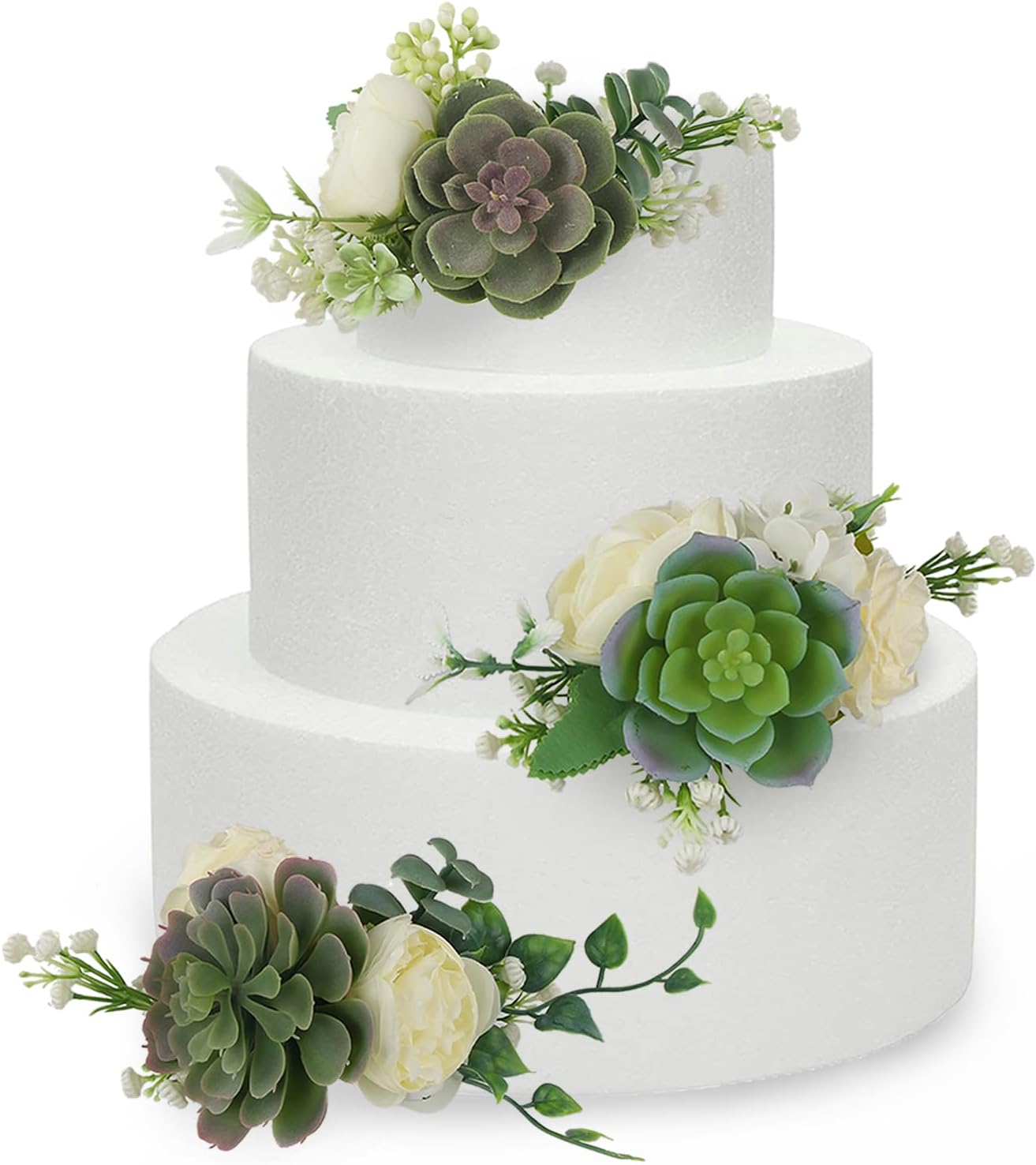 Faux Succulent Cake Decorating Flowers for Elegant Events