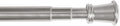 Adjustable Shower Curtain Rod 51 to 120 in - Tension No Drill