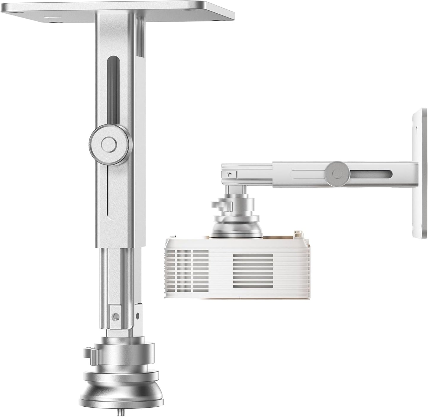 Adjustable Projector Stand - Load 33 lbs - Aluminum Alloy - Silver