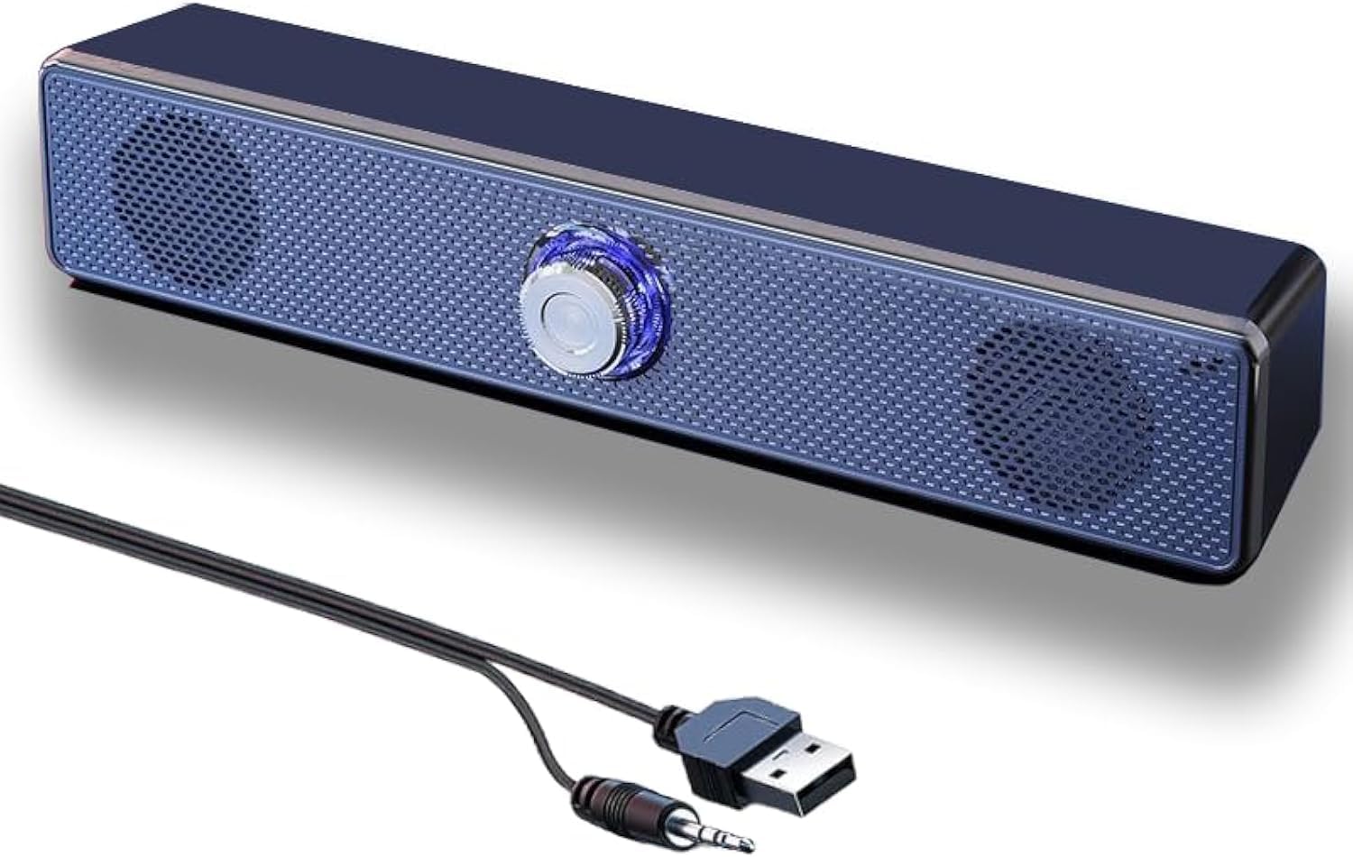 USB-Powered Stereo Sound Sound-bar for PC Desktop