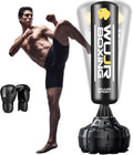 Freestanding Punching Bag with Gloves - Stable Home Training Bag