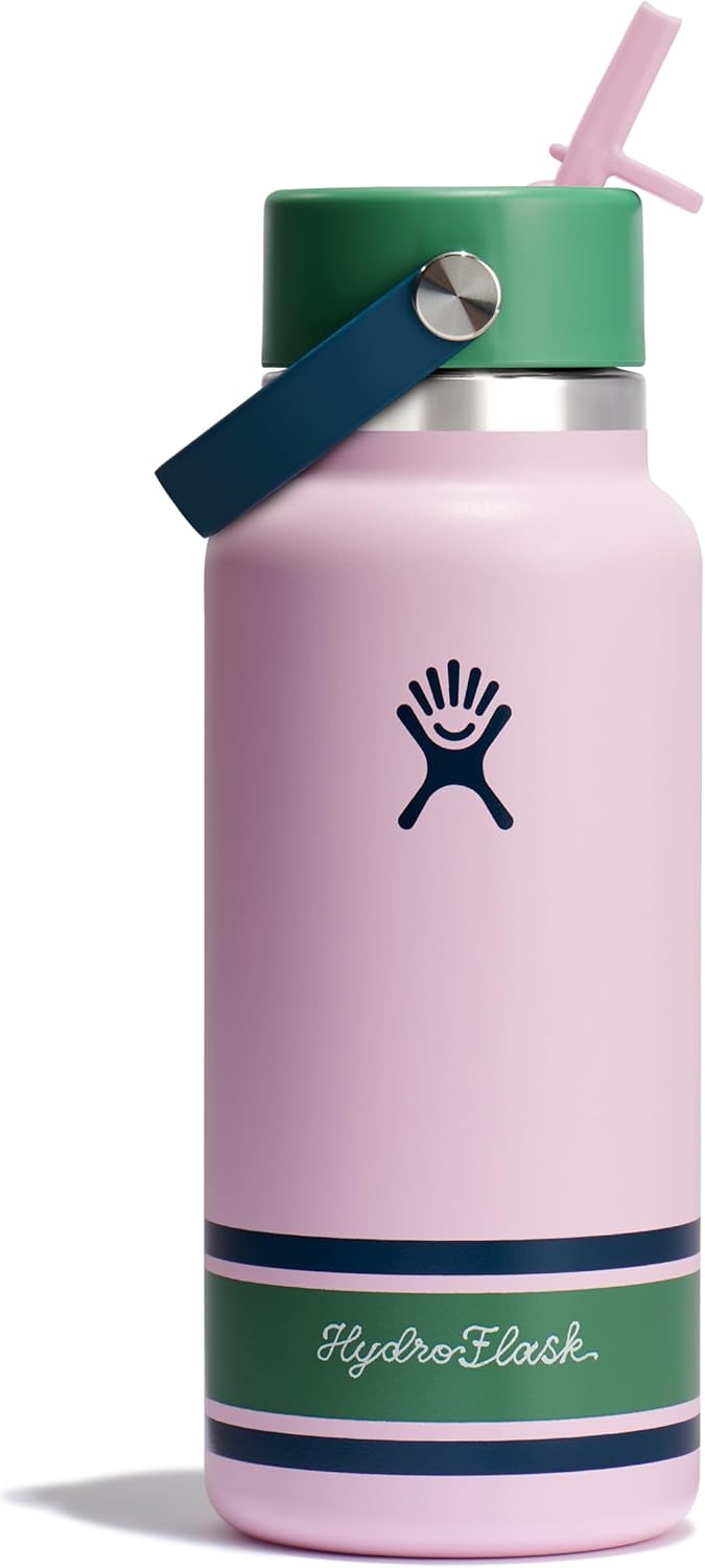 Hydro Flask Water Bottle 32 Oz Campus Pink Insulated Straw Lid