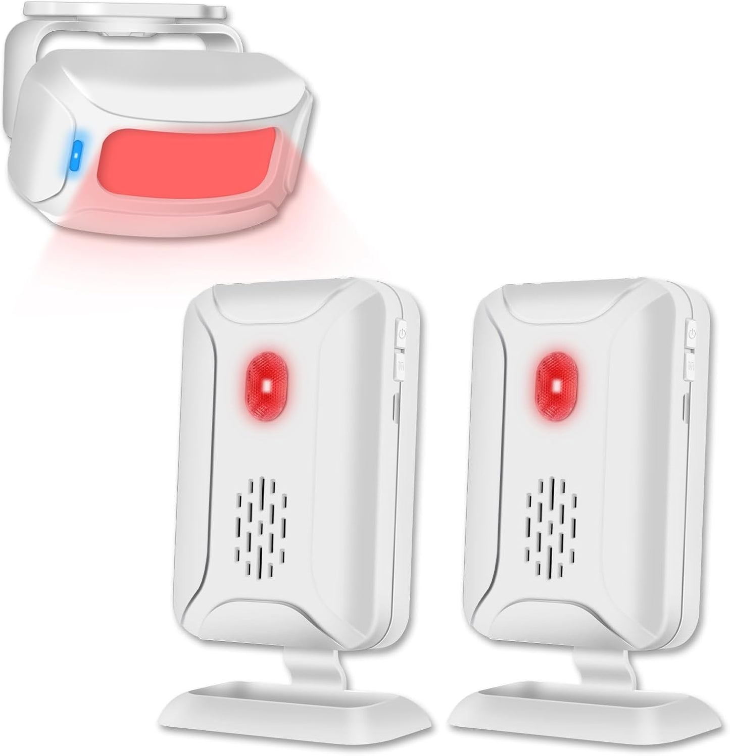 GREENCYCLE Door Sensor Chime: Motion Detector Alarm for Home