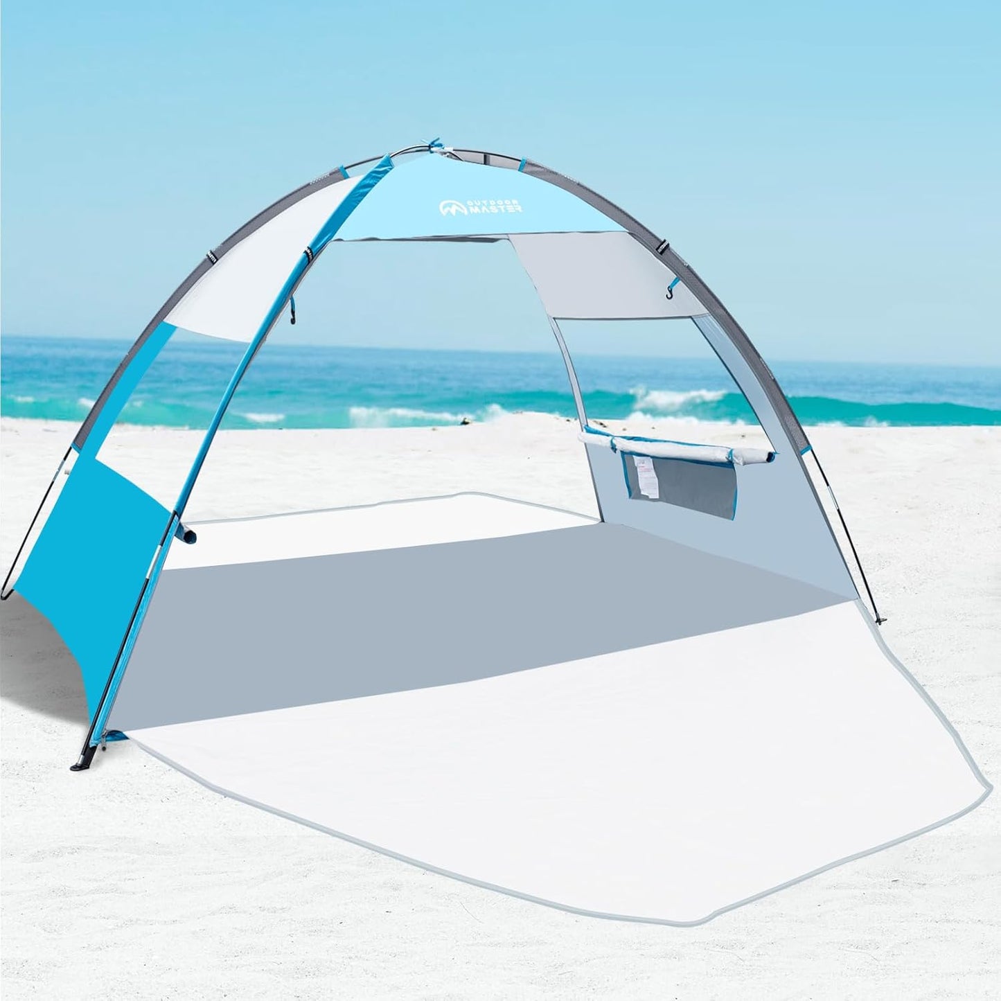 Portable UPF 50+ Beach Tent for 3 - Easy Setup