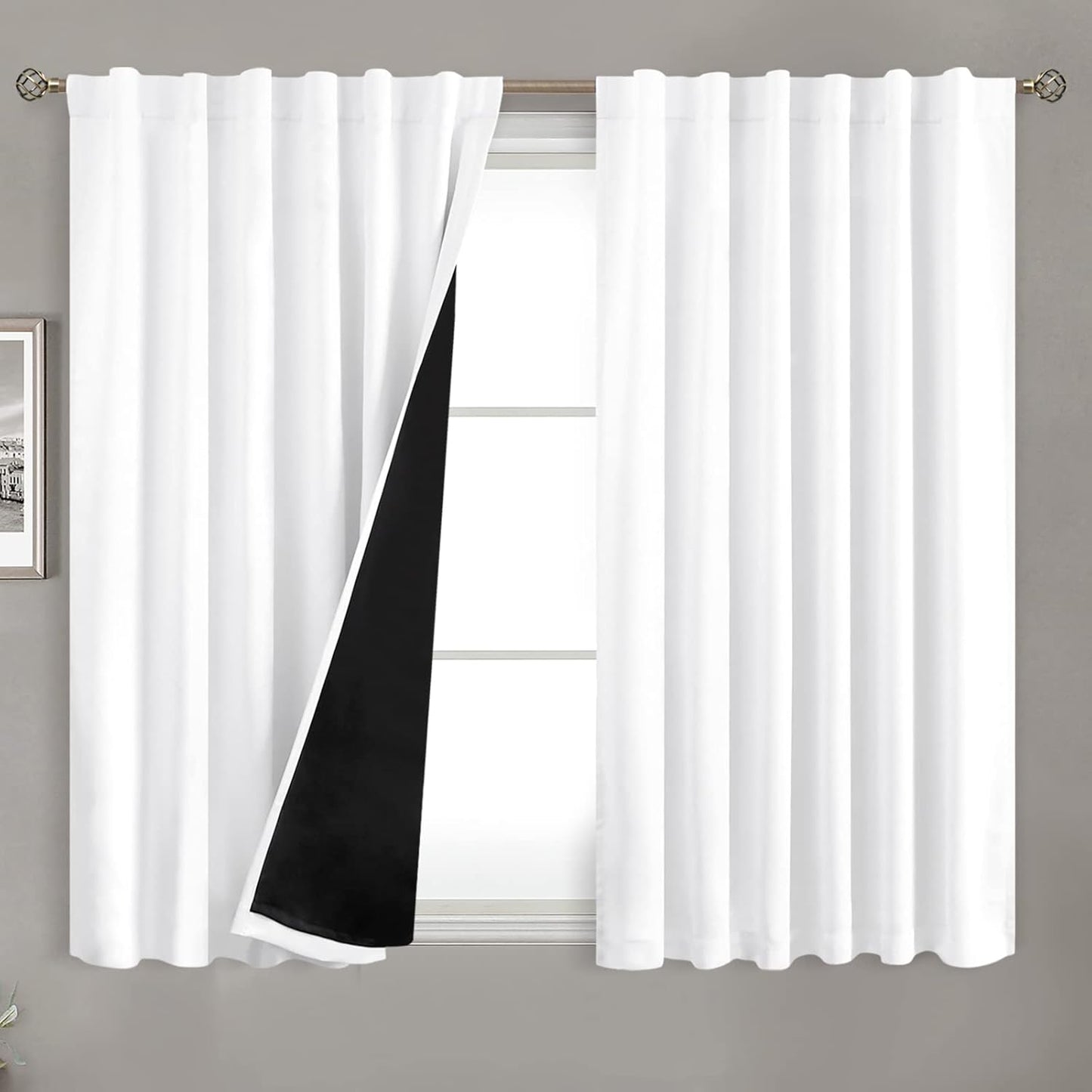 BGment 100% Blackout Curtains for Total Darkness and Comfort