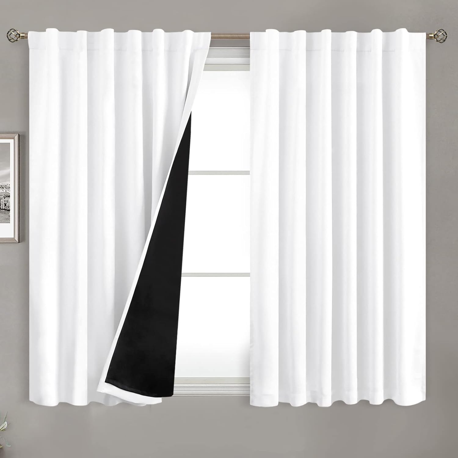 BGment 100% Blackout Curtains for Total Darkness and Comfort
