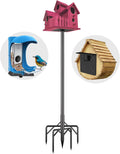Bird Feeder Pole Stand 95 in Height - Heavy Duty 5-Prong Base
