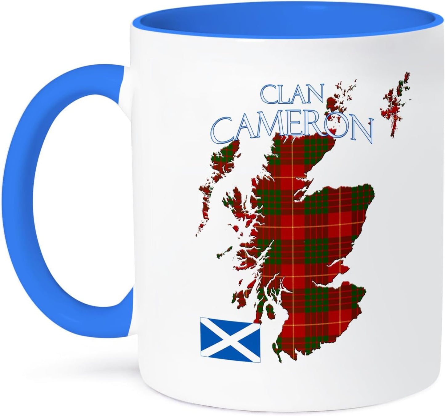 15oz 3dRose Scotland Tartan Coffee Mug - Unique Cameron Clan Gift