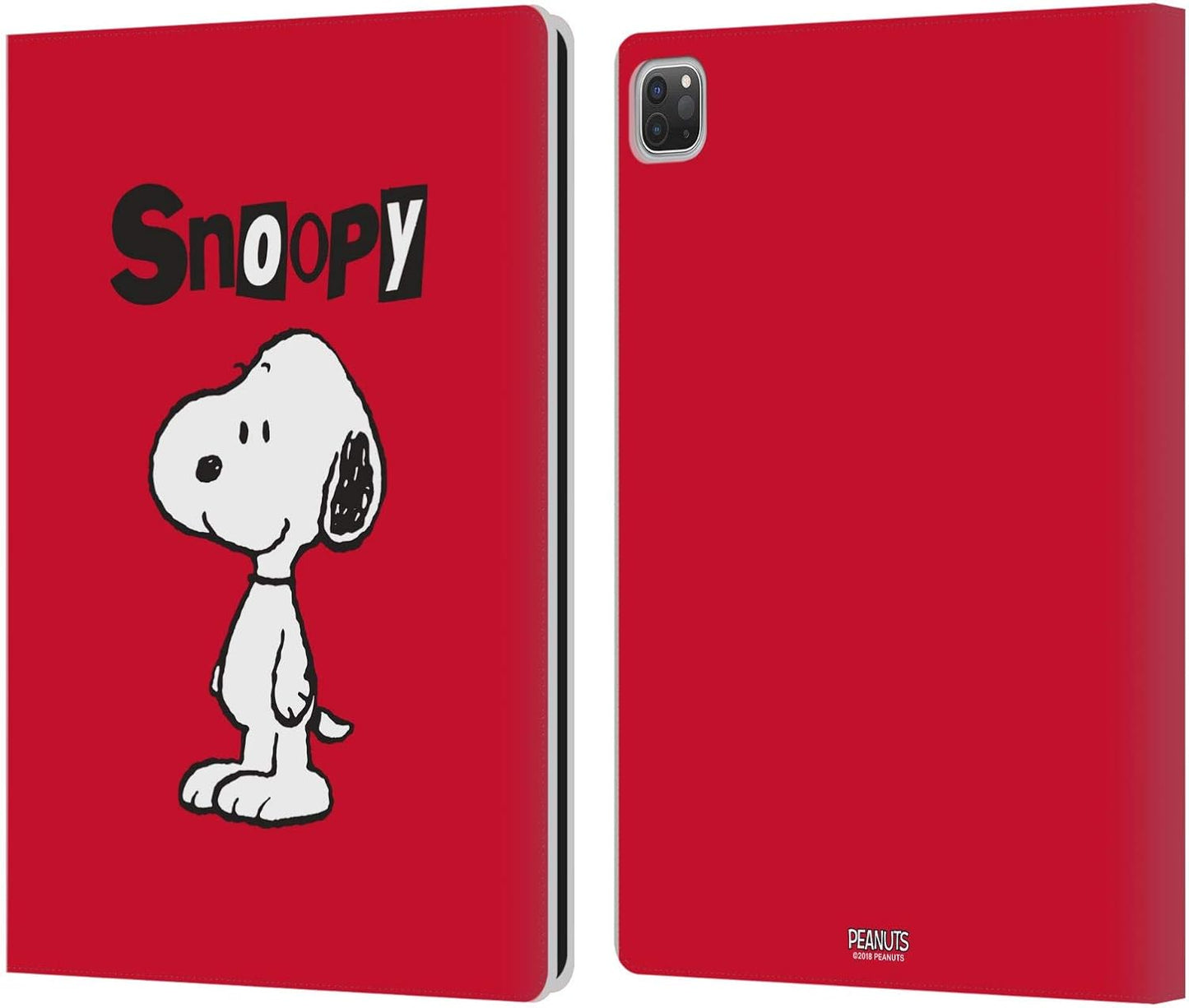Peanuts Snoopy Characters Leather Wallet Case for iPad Pro 12.9