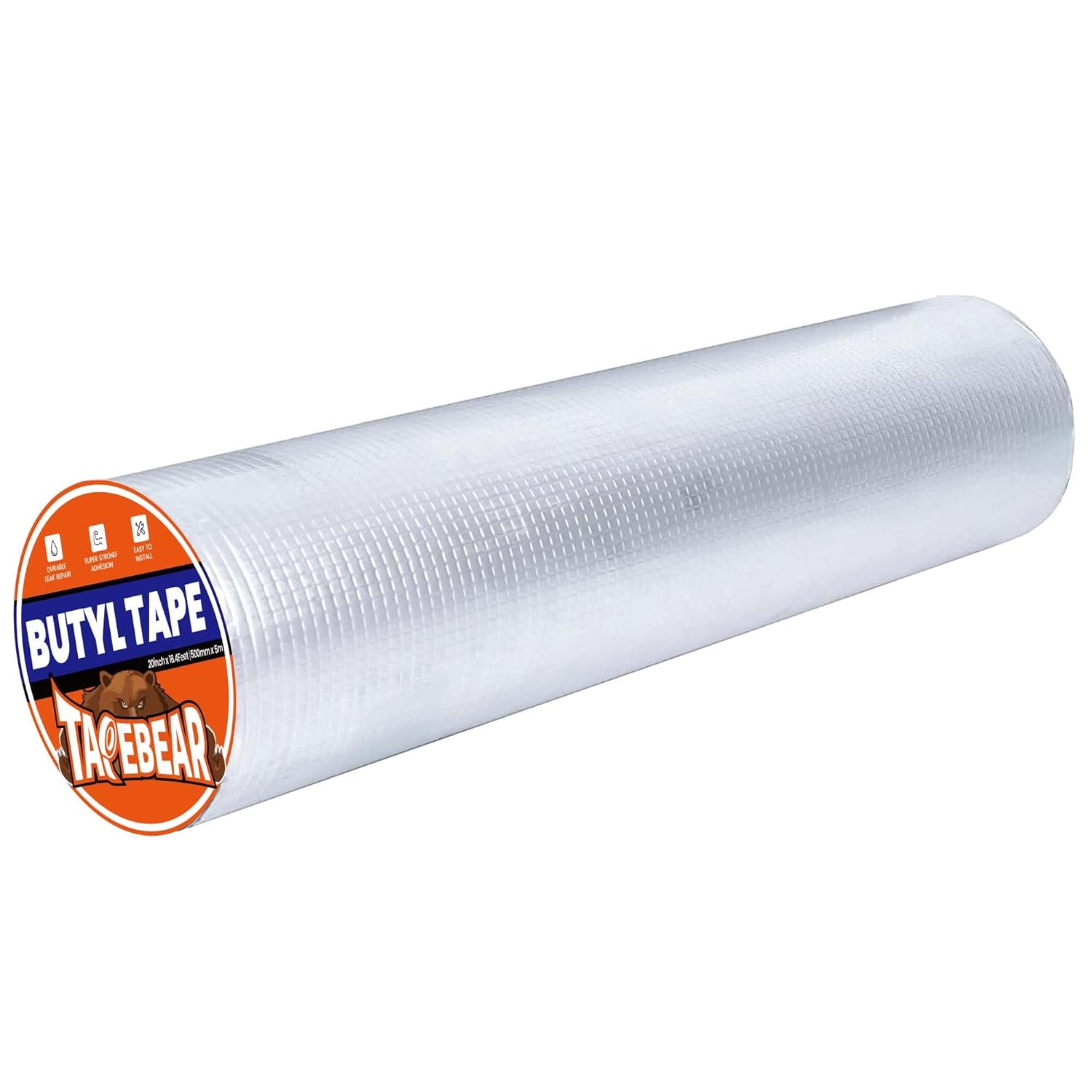 Butyl Tape 20in x 16ft for RV Roof and Pipe Sealing Repairs