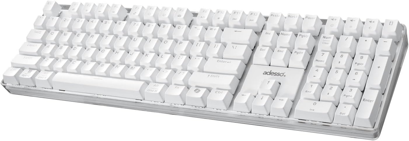 ADESSO AKB-680UW Mechanical Keyboard with Copilot AI Hotkey