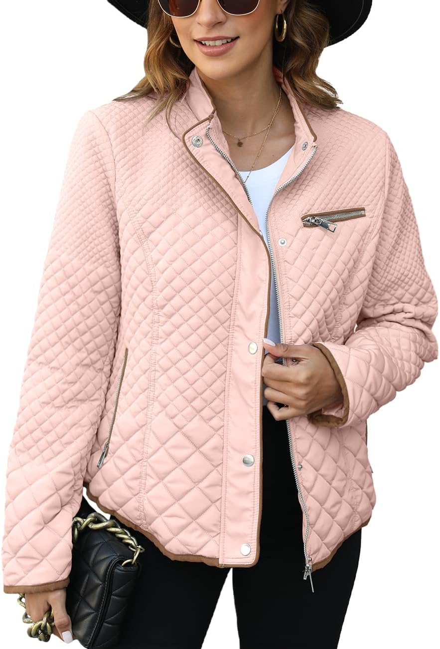 Lightweight Quilted Puffer Jacket for Women - Stylish & Warm
