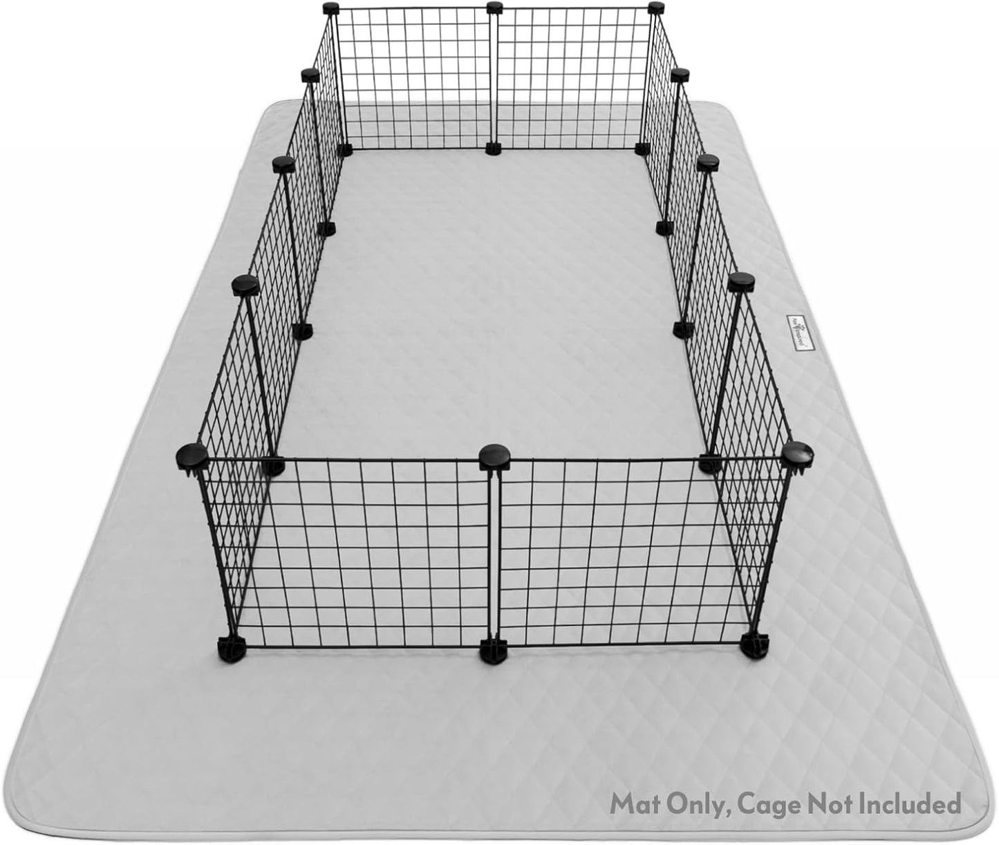 Paw Inspired 80x50 Inch Playpen Mat for Pets - Waterproof & Non-Slip
