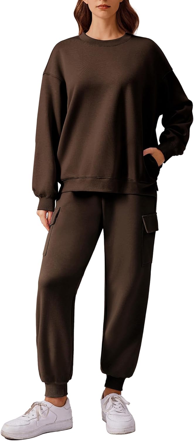 PINSPARK Two Piece Sets for Women: Stylish Cargo Jogger Set