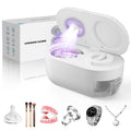 Upgraded Draining & Drying Ultrasonic Jewelry Cleaner - Fast Purify