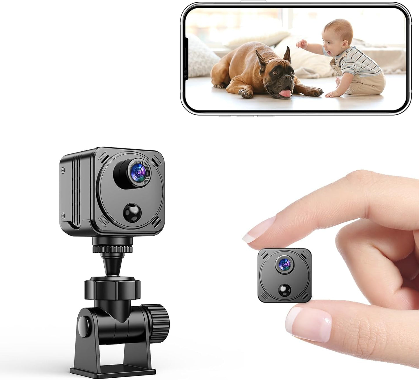 4K Wireless Security Camera | AI Human Detection | Auto Night Vision | 100 Days Battery