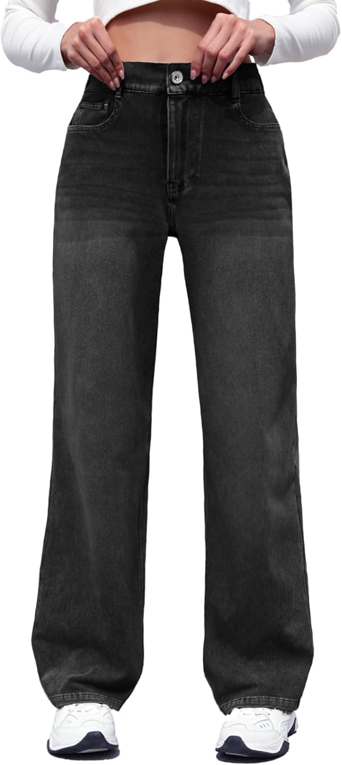 ELLEVEN High Stretchy Sweatpant Jeans for Women - Comfort & Style