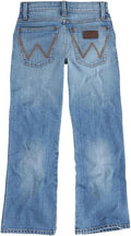 Wrangler Boy's Greely Wash Bootcut Jeans - Relaxed Retro Fit