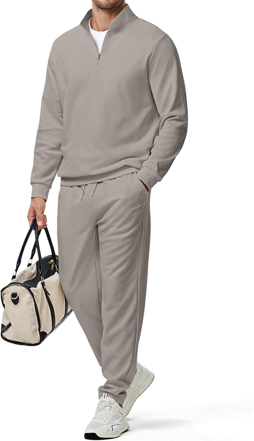 JMIERR 2025 Men Fall Tracksuit 2 Piece Set for Stylish Comfort