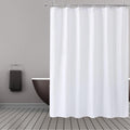 Fabric Shower Curtain Liner with Hem Weighted Bottom - Waterproof