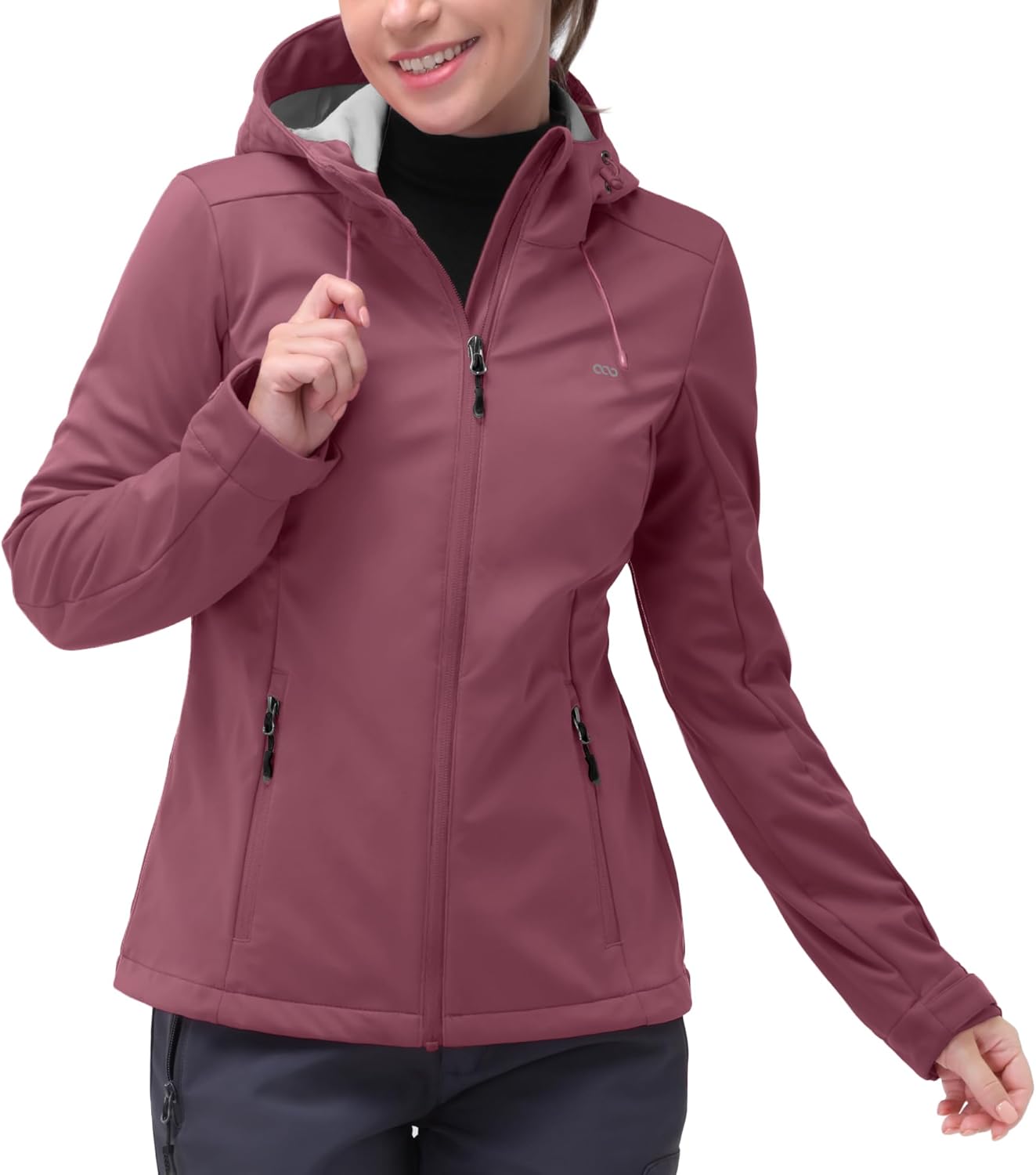 33,000ft Women's Softshell Jacket: Waterproof Windbreaker for Hiking